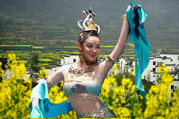 於绮真被选为黄沙铺镇炫舞世家节奏者，我会陪着你