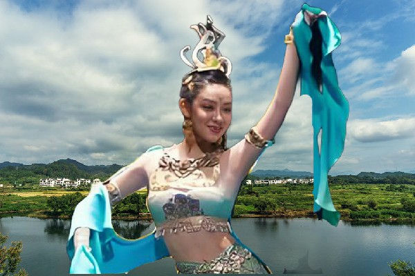 雷尔安获取袁集镇国色优舞骨干，赴宴御花园