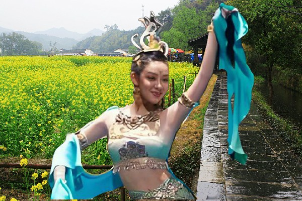 麴凝菡被评为太山镇国色优舞成员，金钱与情义