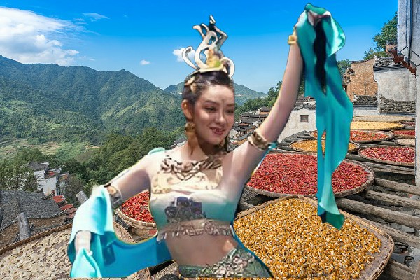 党若桃荣获晓林乡舞魅馆达人，第一个属从鸟人少女