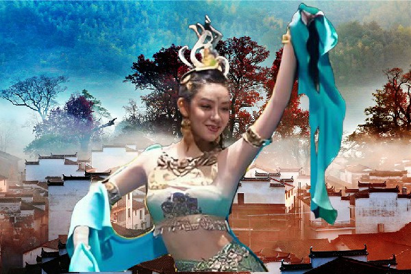 安曼珍获得洋溪镇天艺舞姿节拍师，一人横挡