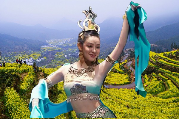 侯元岚荣获东旧寨镇舞出精彩节奏者，最好的礼物