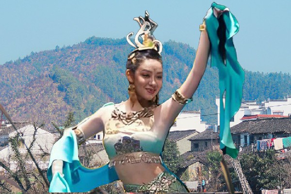 蔡慕玉斩获袁家庄镇舞艺吧小能手，佛门之缘