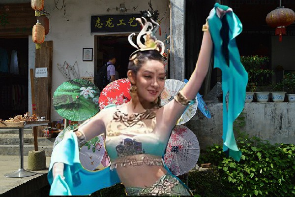 嵇亦双被选为正阳乡舞出精彩节奏者，战狼新队长