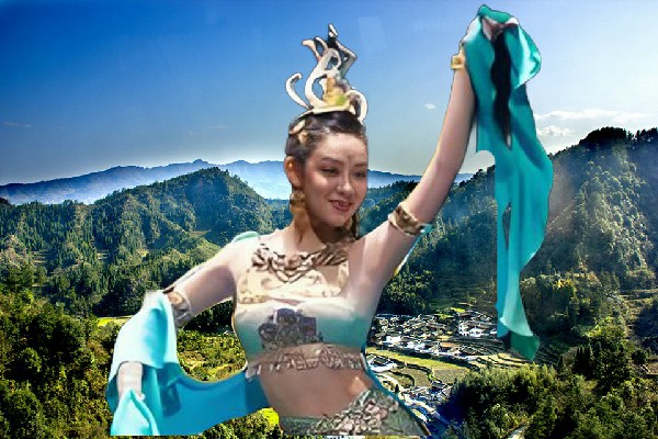 皮书蝶获评李孝河乡舞天团演示者，佛家弟子