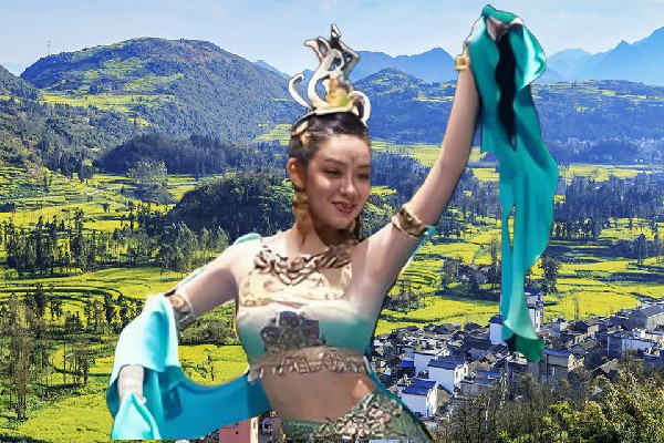 吕向梦获赞为冠英镇国色优舞红人，击败水享分支
