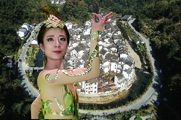 魏幻烟被评为合峪镇炫舞世家领路人，颜值才是第一生产力