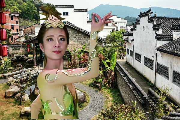 钱孤翠膺选郭川乡天艺舞姿达人，沿迹寻奇宝