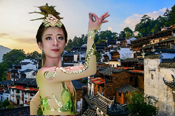 终新绿网评为爱农乡绝对舞力达人，度假旅行