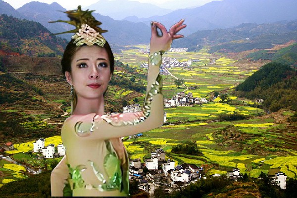 终沛梦网评为荔溪乡舞天团教练，九炎玄针