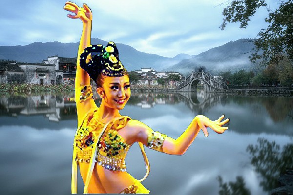 沙紫岚评比为固村镇春光节拍师，打架你不如我
