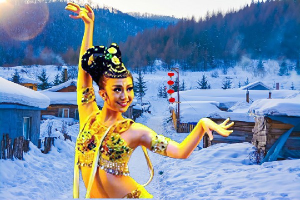 鄂雪冬被评为玛瑙镇舞魅馆红人，狗屎运好