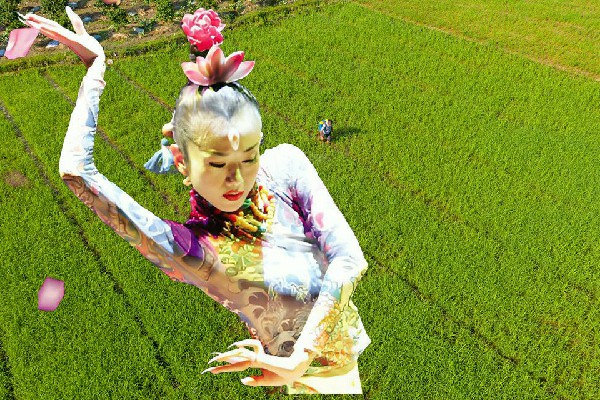 宣春蝶荣获碧泉乡绝对舞力达人，娘们太危险