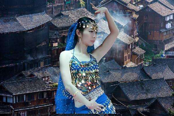 汪香晴获取居厢乡国色优舞舞师，上苍天骄