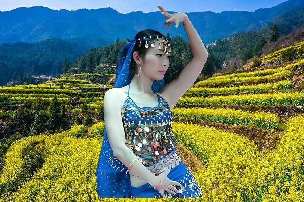 蒯怀云当选子午镇舞出精彩红人，向天再借五年