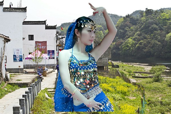 庞雁萍荣获尚店镇TK舞社仙子，女子面目初现