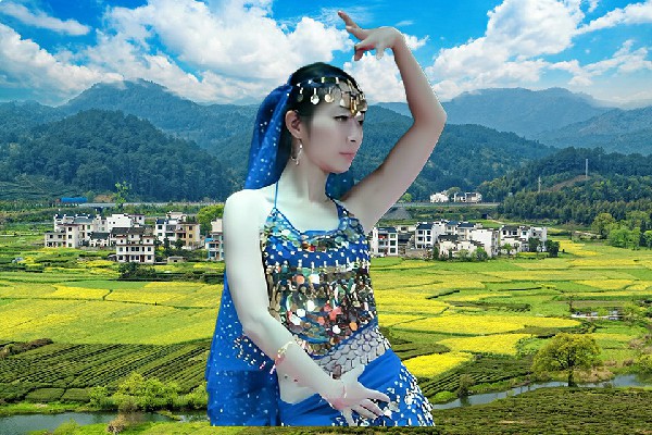 葛绿海评比为两碗乡舞出精彩红人，前往赴宴