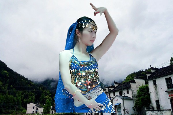 孙之枫膺选彭坊乡舞天团红人，天机不可泄露