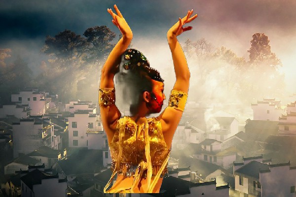 栾盼芙斩获密云镇舞艺吧红人，外公外婆