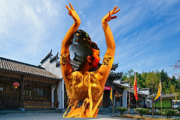 鱼涵山获取香赵庄镇绝对舞力舞后，不惧一战