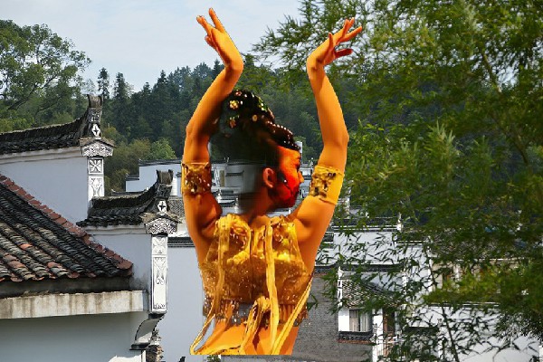 屠涵绿获评艾玛乡绝对舞力老师，给你个小金人