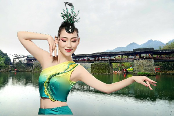 石书萍获取拱洞乡黑girl舞姿演员，足以一战