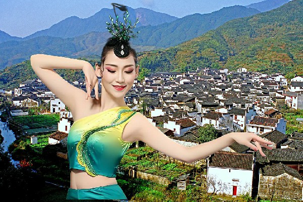 戴海蓝被选为鲇鱼山乡黑girl舞姿演示者，行动计划