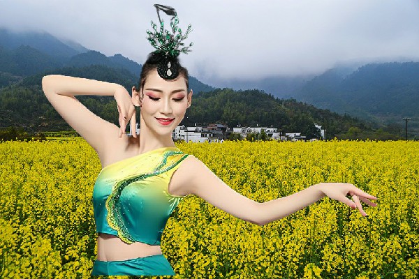 米从竹获得松江乡国色优舞舞后，战场杀敌勇为先