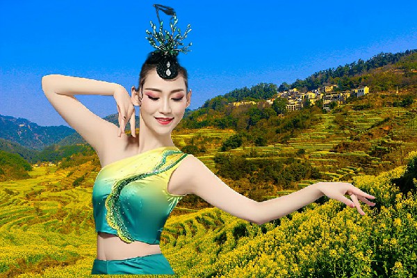 双碧琴当选石莱镇舞天团演员，要么玩要么滚