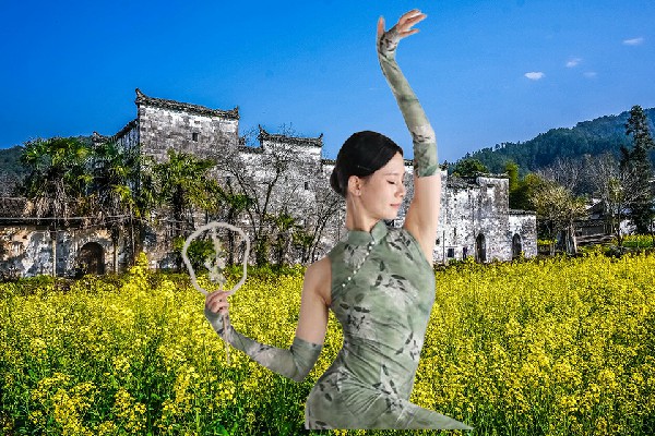 鲁谷兰被选为冯庄乡舞天团小能手，守护之道
