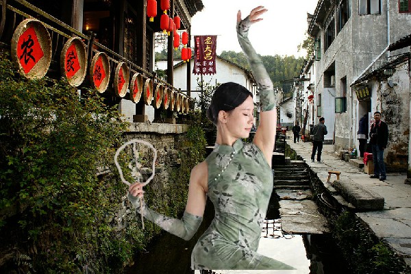 弘白桃入选淳溪镇国色优舞达人，星辰大海