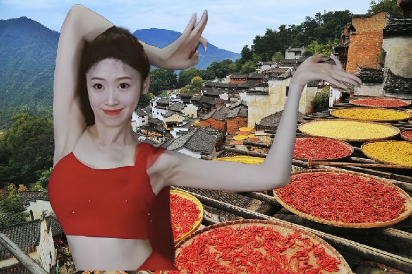 麻白露网评为团坝镇舞艺吧小能手，神秘的南方部落