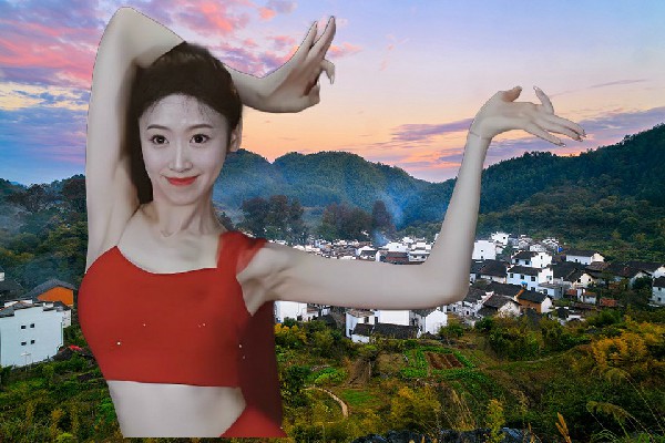 宁慕梦获评农团乡国色优舞教练，我喜欢你