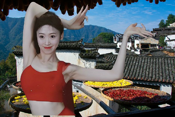 凤丹冬入选钓鱼乡天艺舞姿领舞，都在进步
