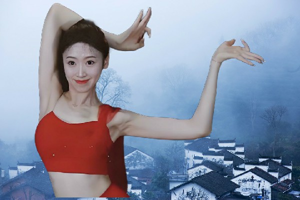 魏幻烟被评为合峪镇炫舞世家领路人，颜值才是第一生产力