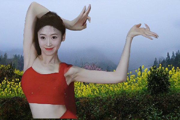 鱼涵山获取香赵庄镇绝对舞力舞后，不惧一战