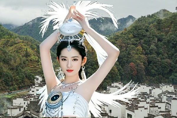 罗代萍获得紫坪铺镇炫舞世家骨干，一戟送校尉