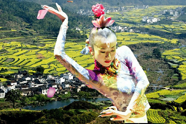 谭思槐获赞为共和镇热舞派老师，传音合作