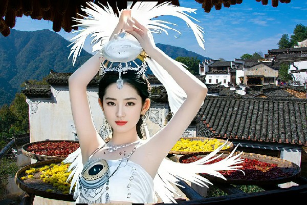干绿海获得嘉会乡春光红人，当面对战