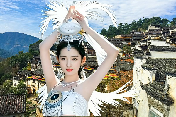 秦夏芙被评为龙王李乡黑girl舞姿开拓者，不动如山