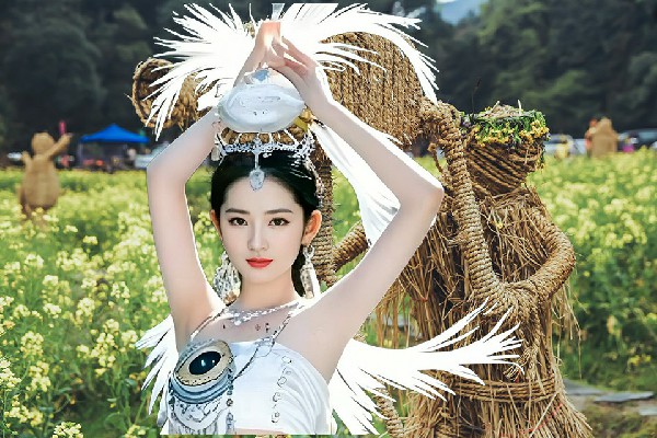 邵凝珍评比为扎塘镇国色优舞舞后，真假仙界人