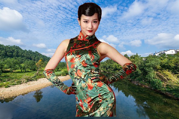 戈冷菱评比为杨集乡国色优舞成员，心里有个位置