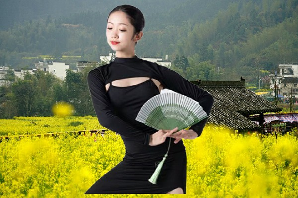 经怜梦被评为口江乡天艺舞姿领舞，收服大漠城