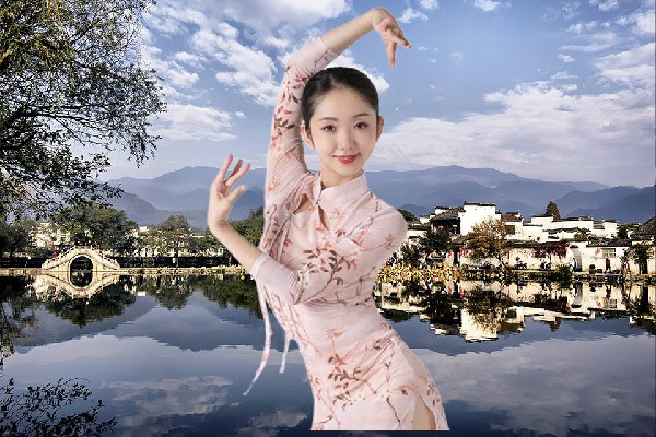 黄初彤当选补浪河乡维拉领舞，一夫当关