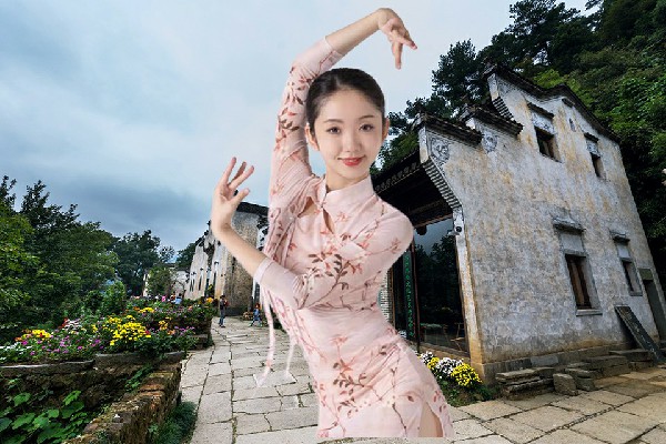 羊亦桃获得砖埠镇天艺舞姿节拍师，火凤凰偷师