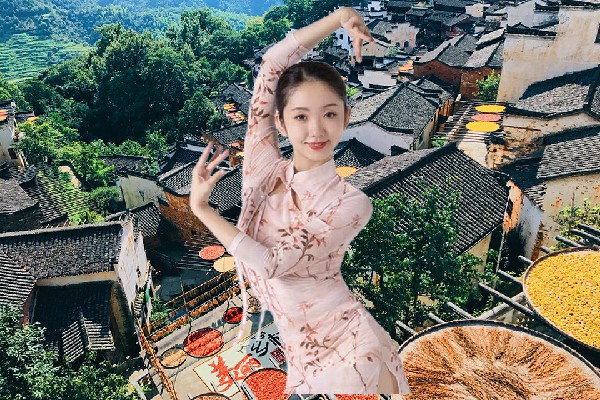 连映蓝荣获那阳镇TK舞社舞师，美人一笑