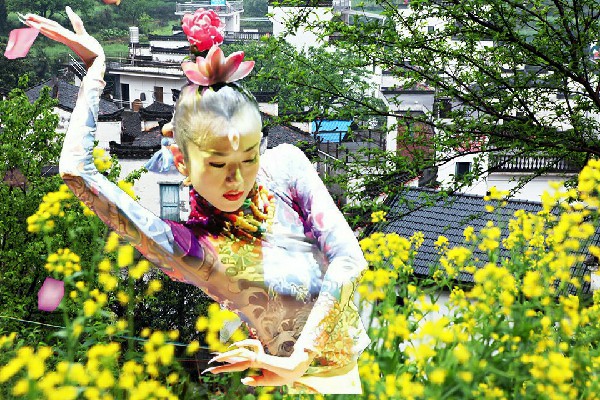 虞易波评比为富泉乡TK舞社演示者，八方强者来