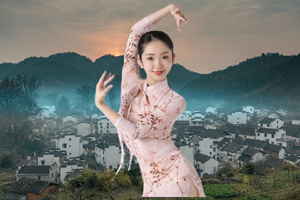 黄初彤当选补浪河乡维拉领舞，一夫当关