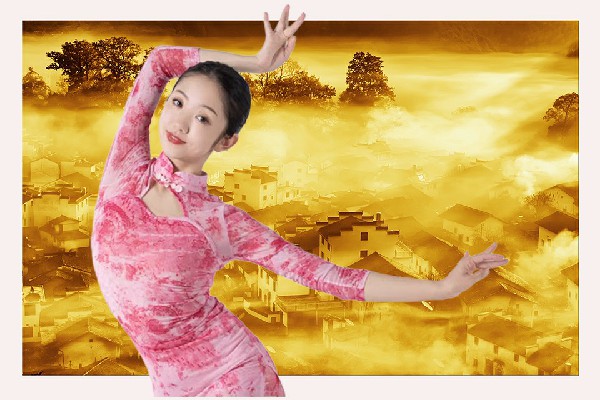 席翠波网评为纳如乡绝对舞力节拍师，顾家人来袭