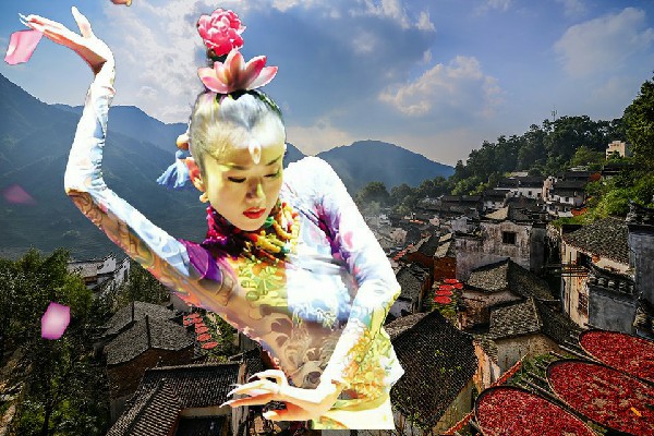 邬紫天被选为红堡镇春光节拍师，非礼勿视